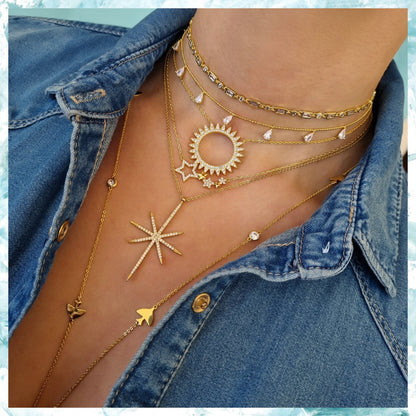 The Bright Sun Statement Casual Necklace