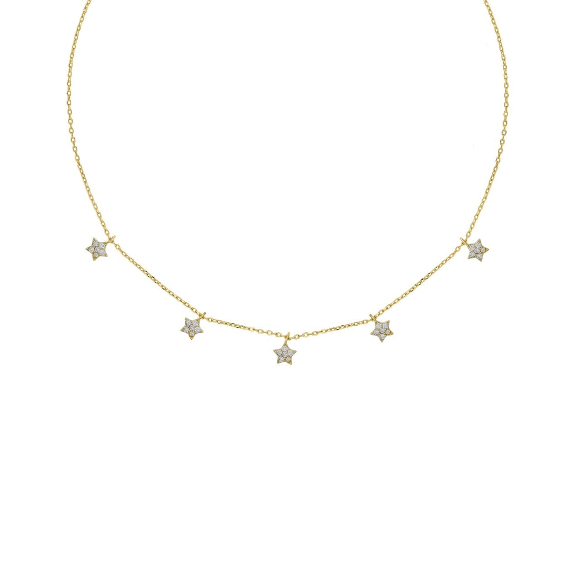 Mini Star Lines Casual Choker Necklace
