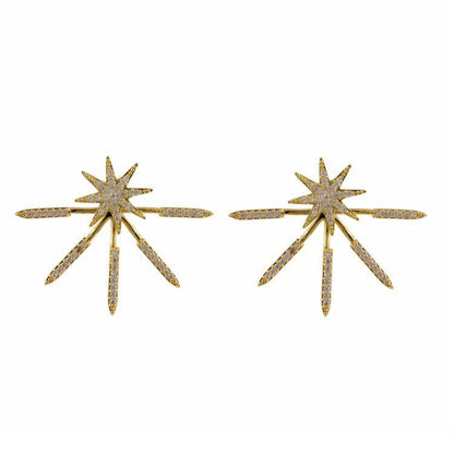 Star Spark Floating Casual Earrings