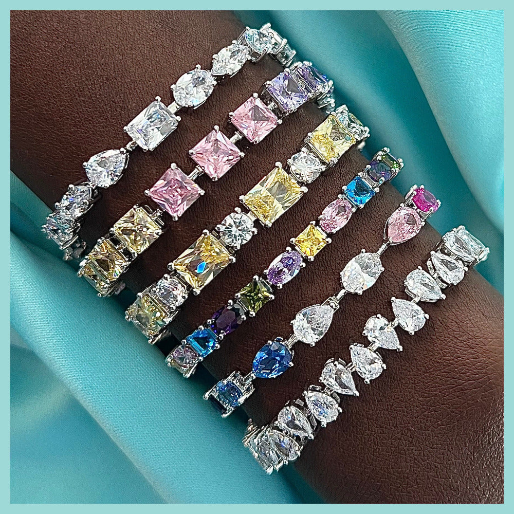 Exie 0.25Ct Rainbow Tennis Bracelet
