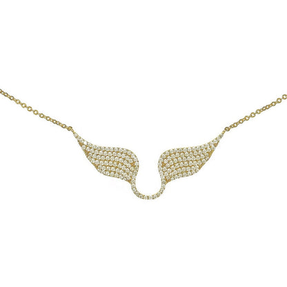 Goddess Open Wings Casual Necklace