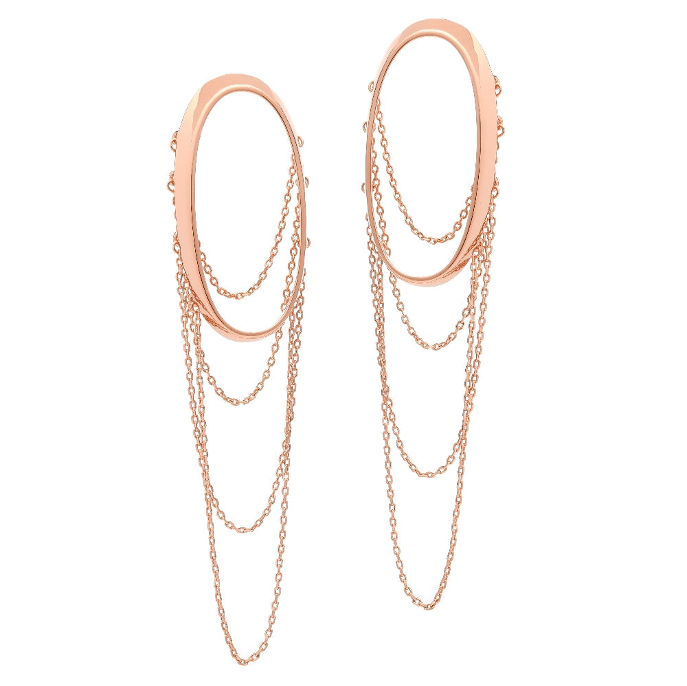 Joycy Chains Drops Casual Earrings
