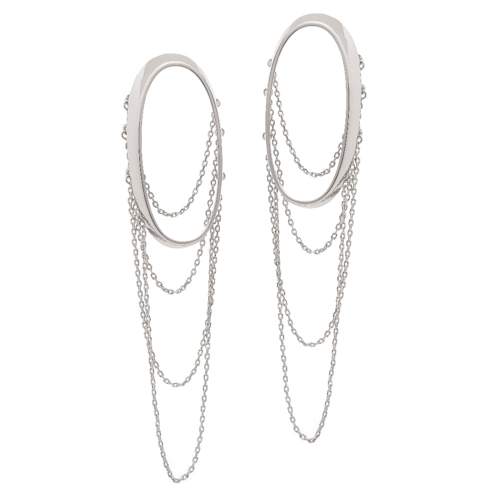 Joycy Chains Drops Casual Earrings